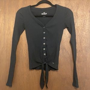 Hollister Tie-Front Top size: x-small